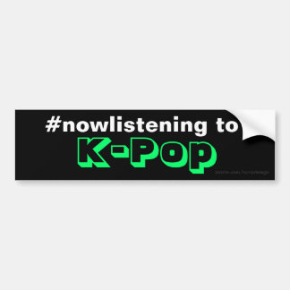 #nowlistening till K-Popet Bildekal