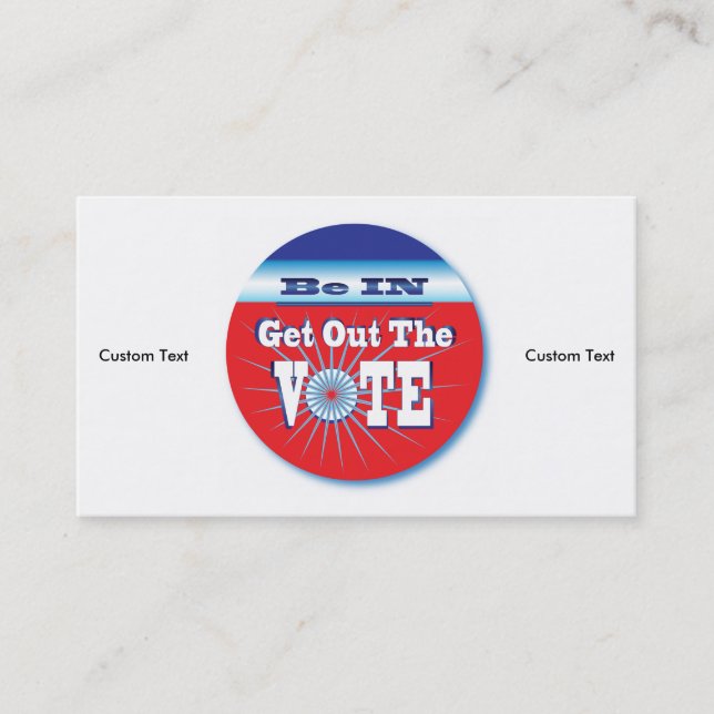 NowPower •, RÖSTA! Visitkort (Framsida)