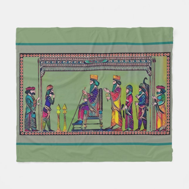 Nowruz firande Sherpa Blanket Fleecefilt (Framsidan (Horisontell))