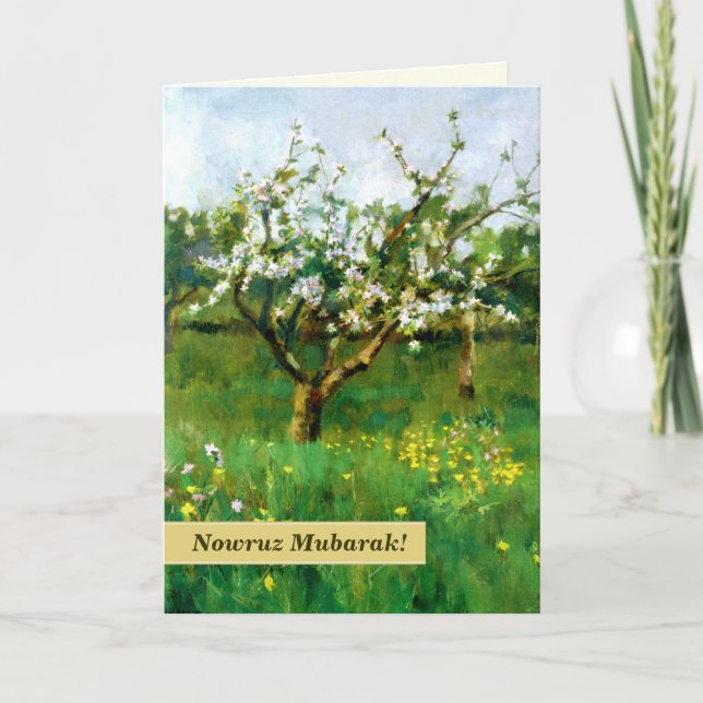 Nowruz Mubarak.Persian-Anpassade-kort Kort (Framsida)