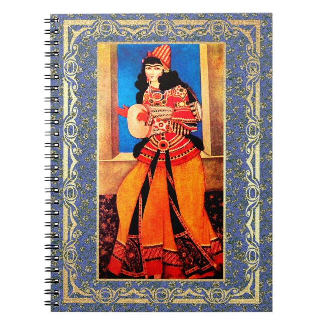 Nowruz Mubarak. Persian New Year Gift Anteckningsbok Med Spiral (Framsidan)