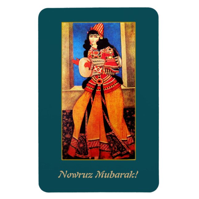 Nowruz Mubarak. Persian New Year Gift Magnet (Vertikal)