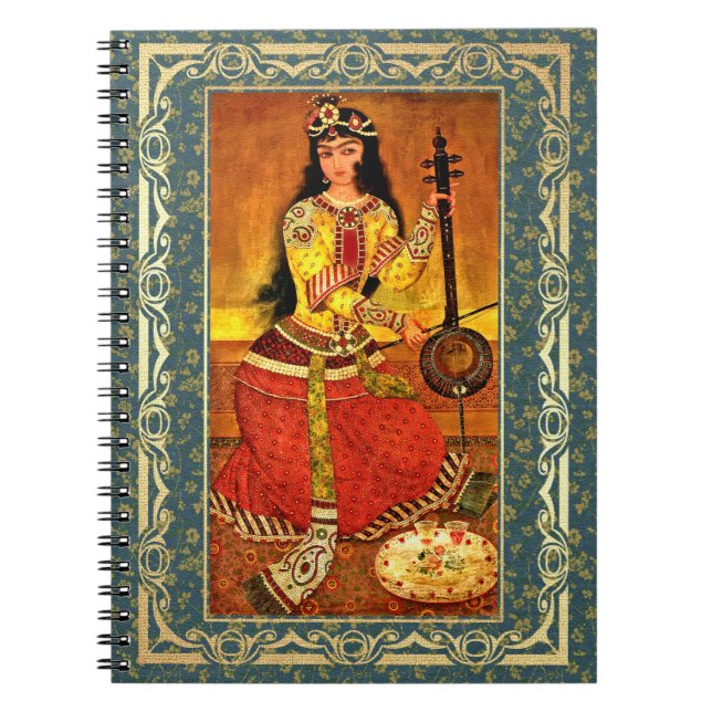 Nowruz Mubarak. Persiska gåvaanteckningsböcker för Anteckningsbok Med Spiral (Framsidan)