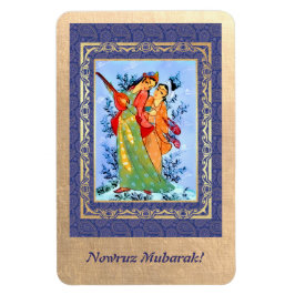 Nowruz Mubarak. Persiska nya år-magneter Magnet