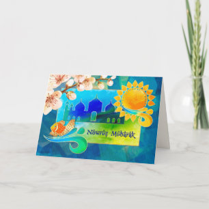 Nowruz Mubarak. Persiska nya årskort Helgkort