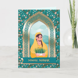 Nowruz Mubarak. Persiska nya årskort Helgkort