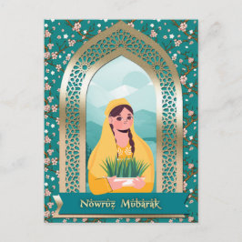 Nowruz Mubarak. Persiska nyår Helg Vykort