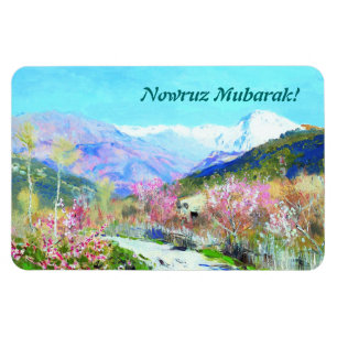 Nowruz Mubarak. Persiska nyårskonst Magnet