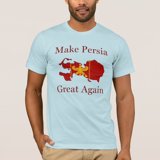 Nowruz Persian Iran gör Persia Underbar igen T Shirt (Framsida)