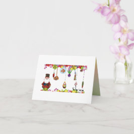 Nowruz tema Greeting Card Kort