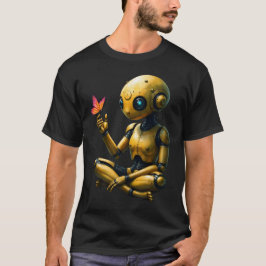 Nox Finner Under, En Nyfiken Robots Första Fjäril T Shirt