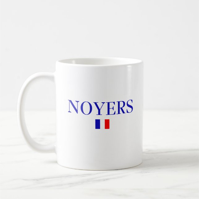 NOYERS Frankrike Kaffemugg (Vänster)