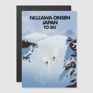 Nozawa Onsen Japan skidtryck.