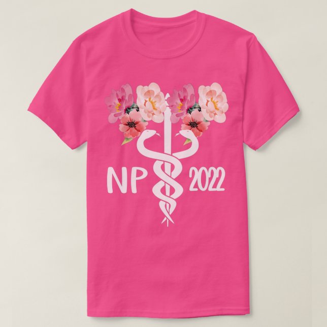 NP 2022 Student Nurse Practitioner Studenten T Shirt (Design framsida)