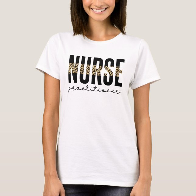 NP Cheetah Print Studenten T Shirt (Framsida)