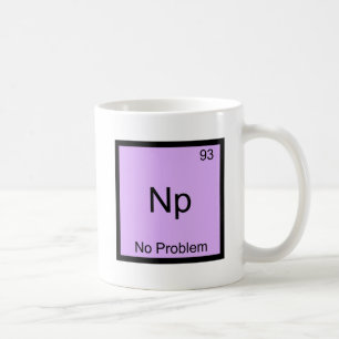 Np- Ingen problemkemi Inslag-symbol är praktisk Kaffemugg