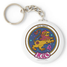 NP Leo 2,25-tums Basic Button Keychain