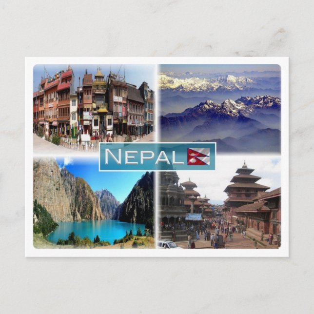 NP Nepal - Vykort (Framsida)