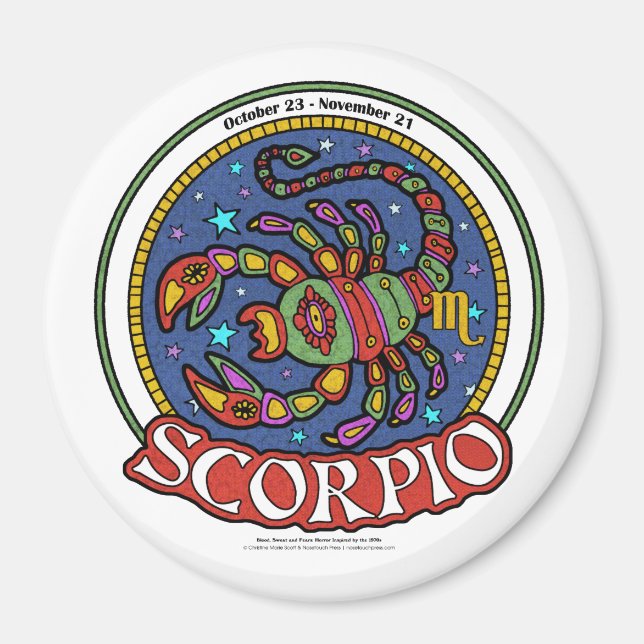 NP Scorpio Large Magnet (Framsidan)