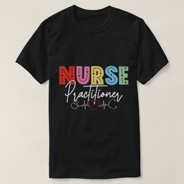 NP Sjuksköterska Alla hjärtans dag Sjukvård E T Shirt (Design framsida)