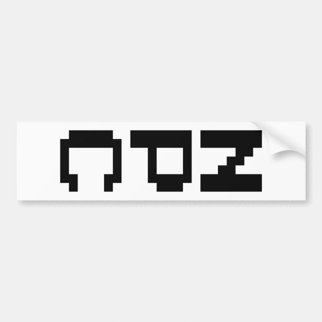 NPC - ej uppspelningsbart tecken Bildekal (Framsidan)
