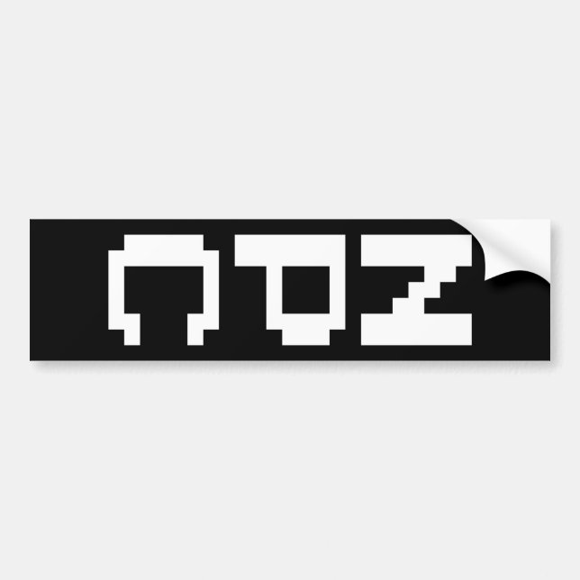 NPC - ej uppspelningsbart tecken Bildekal (Framsidan)