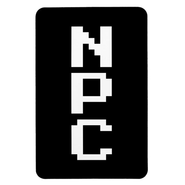 NPC - ej uppspelningsbart tecken Magnet (Vertikal)