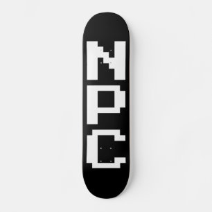 NPC - ej uppspelningsbart tecken Mini Skateboard Bräda 18,5 Cm