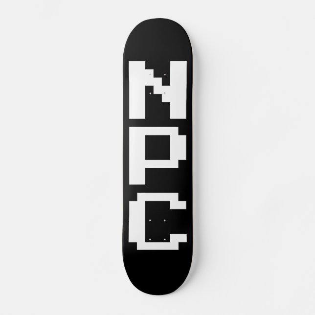 NPC - ej uppspelningsbart tecken Mini Skateboard Bräda 18,5 Cm (Framsida)