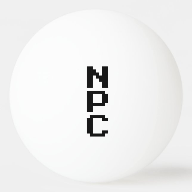 NPC - ej uppspelningsbart tecken Pingisboll (Framsidan)