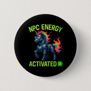 Npc Energi Aktiverad Rolig Estetisk Spelare Rgb Pi Knapp