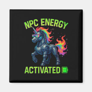 Npc Energi Aktiverad Rolig Estetisk Spelare Rgb Pi Magnet