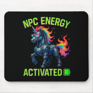 Npc Energi Aktiverad Rolig Estetisk Spelare Rgb Pi Musmatta