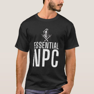 NPC LARP Tabletop Role Spelargrupp Gam T Shirt