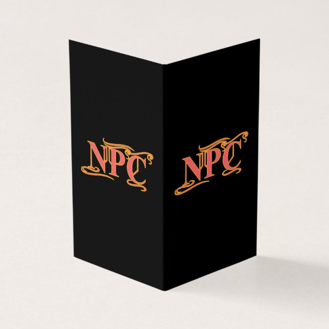 NPC Maim Rob eller Döda Funny RPG Kort (Utsida)