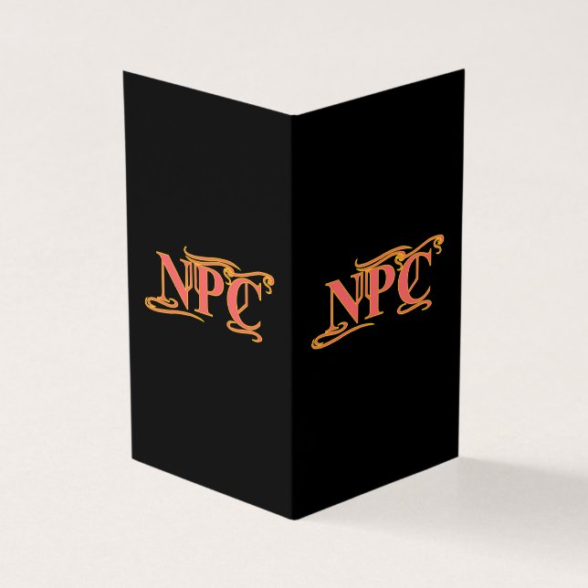 NPC Maim Rob eller Döda Funny RPG Kort (Utsida)