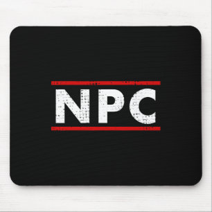 Npc Meme - Icke Spelande Karaktär 1 Musmatta