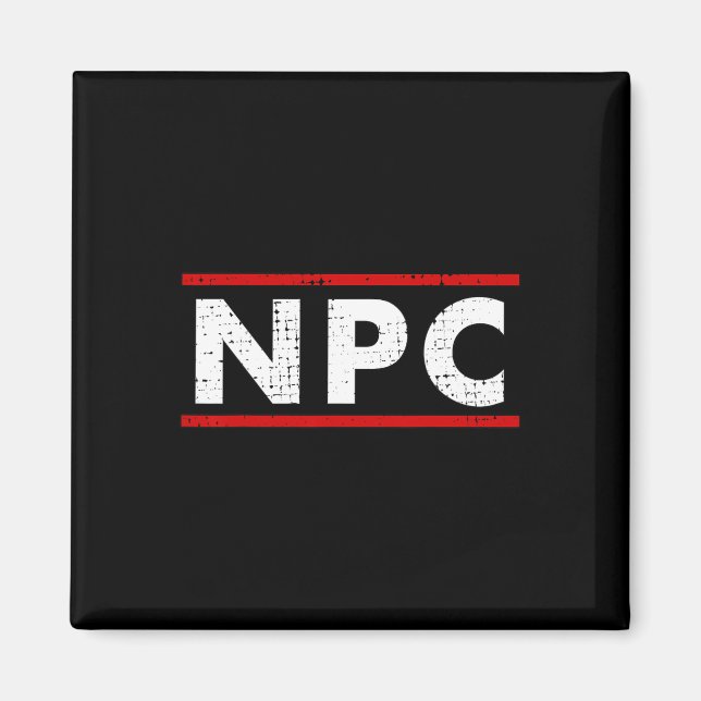Npc Meme - Icke spelarkaraktär 1  Magnet (Framsidan)