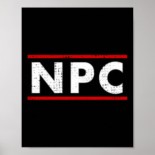 Npc Meme - Icke spelarkaraktär 1 Poster