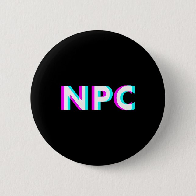 Npc Meme - Icke spelarkaraktär 2  Knapp (Framsida)