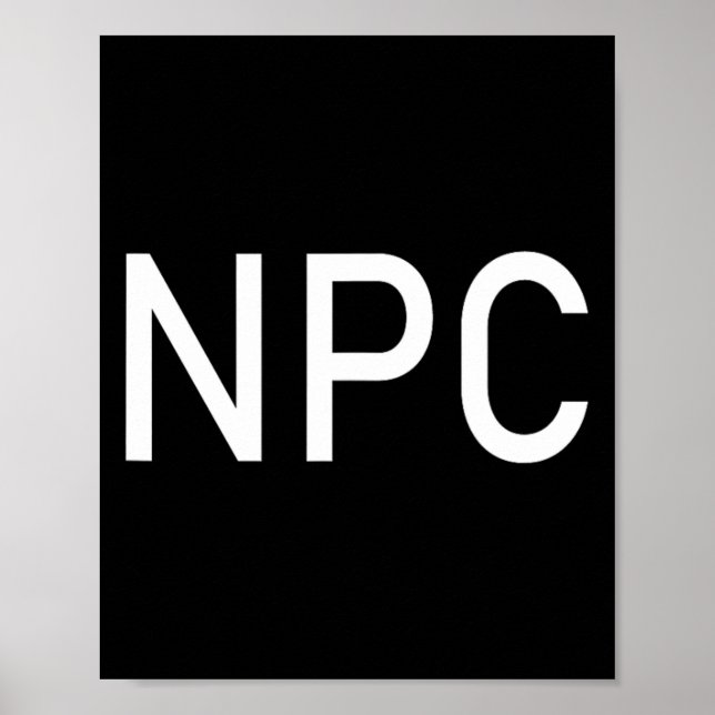 NPC spelar Halloween-Roligt Larp RPG Role Poster (Framsidan)