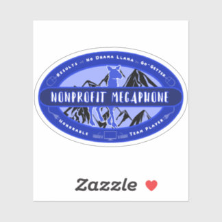 NPM Blue Oval-Logotyp - etikett