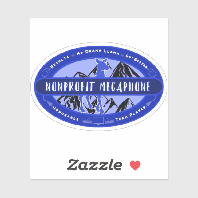 NPM Blue Oval-Logotyp - etikett (Ark)