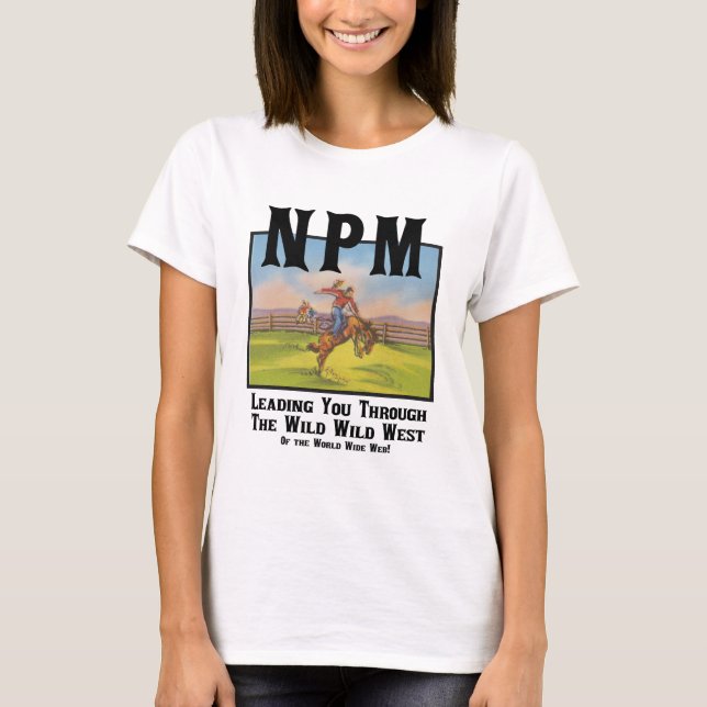NPM Vilda western Kvinnor i T-shirt (Framsida)