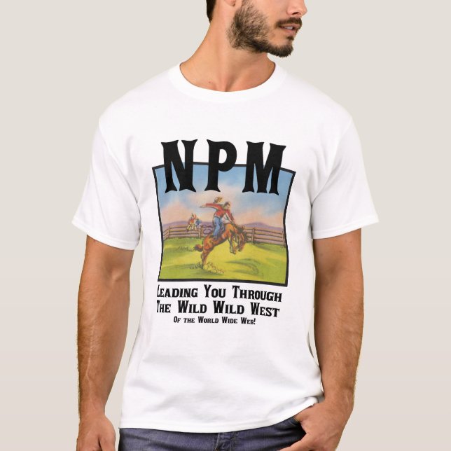 NPM Vilda western Manar-Shirt T Shirt (Framsida)