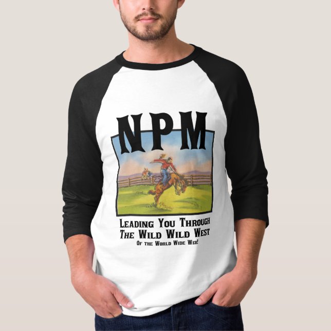 NPM Vilda western Raglan T-Shirt (Framsida)