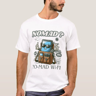 Npmad ? no-mad wifi t shirt