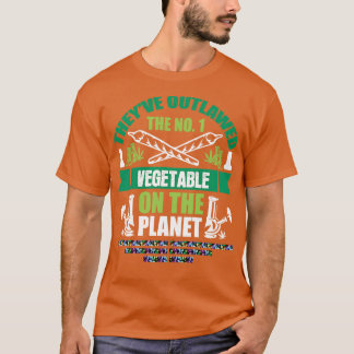 Nr1-grönsaker på planeten t shirt