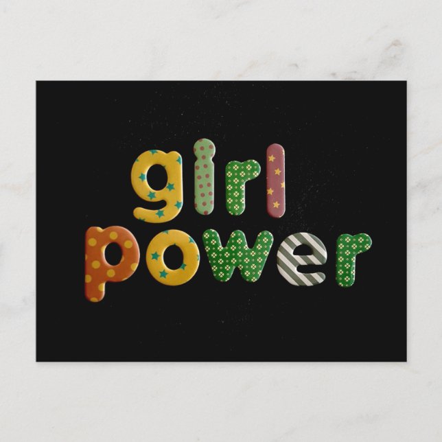 Nr: 10. GIRL POWER ...vykort från TFDG Vykort (Framsida)