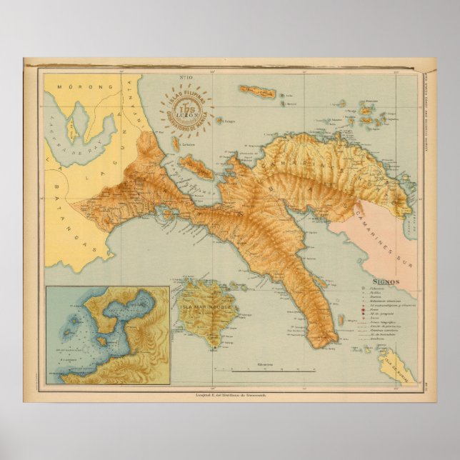 Nr 10 Luzon Poster (Framsidan)